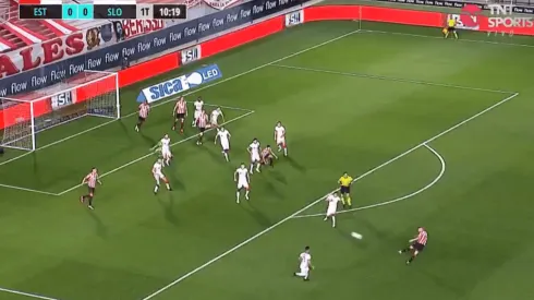 Video: golazo de Pasquini para el 1 a 0 de Estudiantes