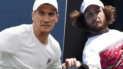 Facundo Bagnis vs. Marco Trungelliti por el US Open (Foto: Getty Images).
