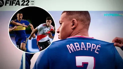 FIFA 22 volverá a contar con Boca y River (Fotos: EA.com y Getty)
