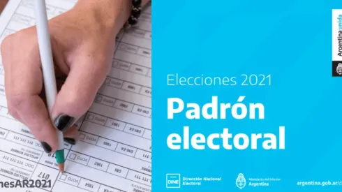 Dónde voto en las PASO 2021: consultá el Padrón Electoral.
