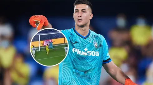 Musso, figura en su debut en Champions.