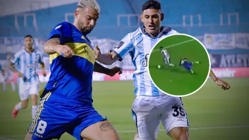 El insólito blooper de Edwin Cardona vs. Atlético Tucumán (Foto: Getty)