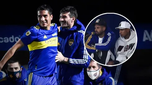 Diego González, Javier García, Edwin Cardona y Sebastián Villa, Boca Juniors (Foto: Getty)
