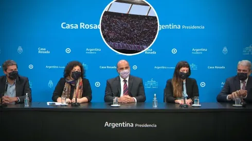 El Gobierno confirmó el 50% de aforo en las canchas: "No nos da para más"