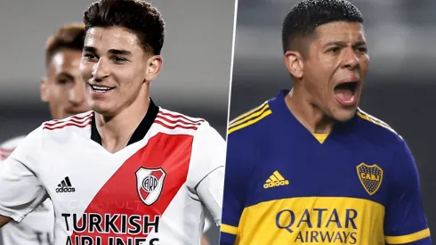 River Plate vs. Boca Juniors por la Liga Profesional (Foto: Getty Images).