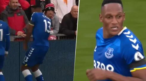 Yerry Mina y un baile frustrado ante CR7.