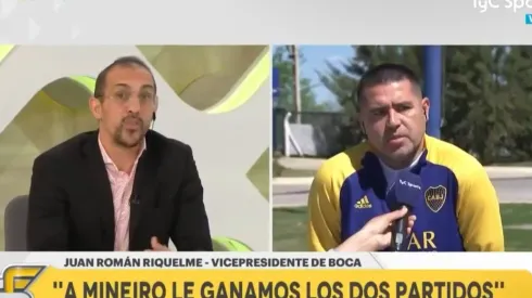 Chatruc, sobre su cruce con Riquelme al aire: "Faltó a la verdad"