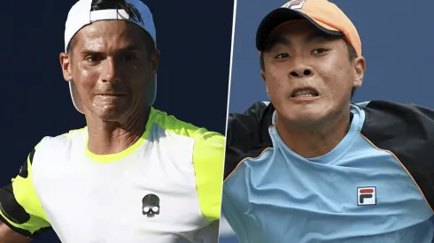 Federico Coria vs. Brandon Nakashima por el Masters 1000 de Indian Wells (Foto: Getty Images).
