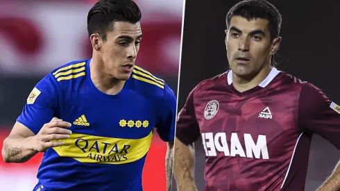 Boca vs. Lanús por la Liga Profesional. (Getty Images)
