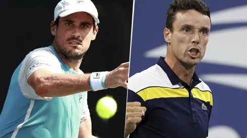 Guido Pella vs. Roberto Bautista Agut por el Masters 1000 de Indian Wells (Foto: Getty Images).
