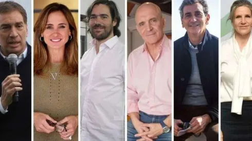 Los candidatos de la Provincia de Buenos Aires debaten esta noche (Foto: TN).
