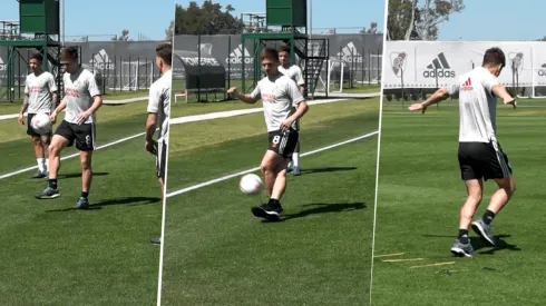 Palavecino tiró magia en el River Camp.
