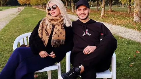 Nueva foto de Icardi con Wanda Nara.
