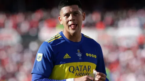 Marcos Rojo se hará estudios por un posible desgarro. (Getty)
