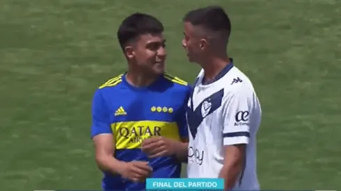 VIDEO | Zeballos hizo enojar a Gómez, jugador de Vélez