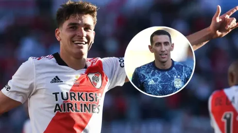 El comentario de Di María felicitando a Julián Álvarez (Foto: Getty Images)