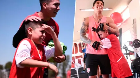 Emocionante: Independiente invitó al entrenamiento al niño que lloró en la cancha