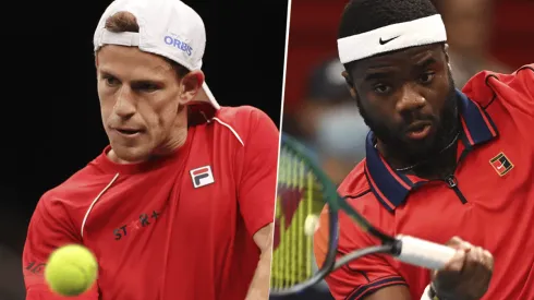 Diego Schwartzman vs. Frances Tiafoe por el ATP 500 de Viena (Foto: Getty Images).
