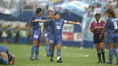 Diego Maradona of Argentina
