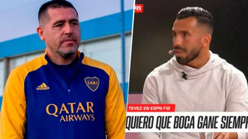 "Todos piensan que voy a ir contra Román": Tevez habló de un posible cruce contra Riquelme en las próximas elecciones de Boca