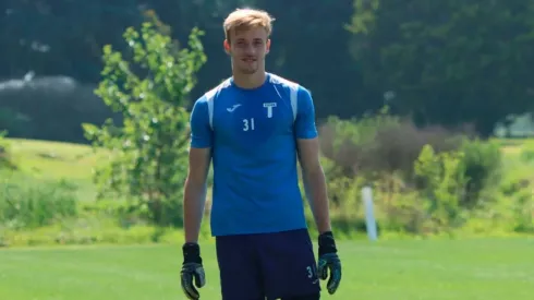 Federico Gomes Gerth, arquero juvenil de Tigre (Foto: @catigreoficial)
