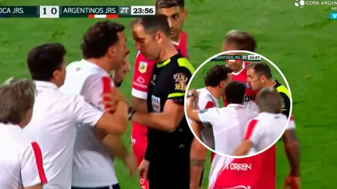 VIDEO | Milito se descontroló por un offside bien cobrado y terminó expulsado