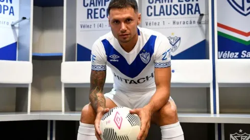 El regreso de Mauro Zárate a Vélez para su tercer ciclo como jugador del club (Foto: Prensa Vélez)
