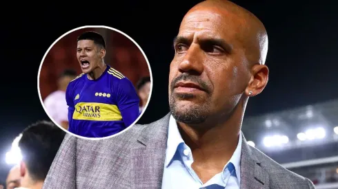 Juan Sebastián Verón volvió a hablar de Marcos Rojo y su pase a Boca (Fotos: Getty Images)