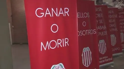 "Ganar o morir": los intimidantes carteles para motivar al plantel de Barracas Central antes del duelo con Tigre