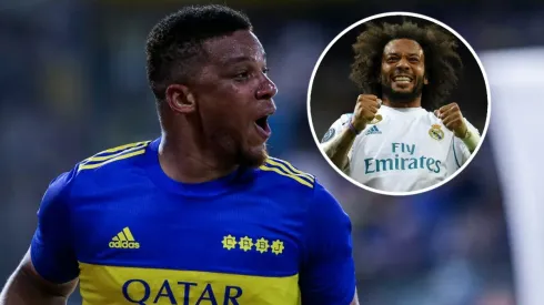 Frank Fabra, jugador de Boca, y una divertida comparación con Marcelo (Fotos: Getty)
