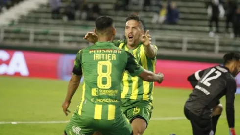 Gabriel Hauche le dio el triunfo a Aldosivi por 2-0 sobre San Lorenzo.
