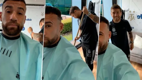 El divertido video que Otamendi le dedicó a Papu Gómez: "Cómo te encanta"