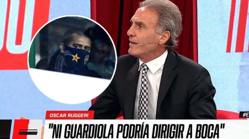 Ruggeri explotó por la situación del vestuario de Boca: "No podría dirigirlos ni Guardiola"