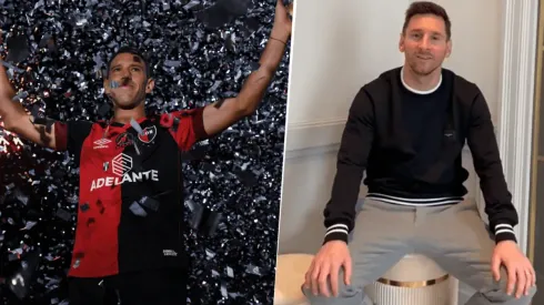 Messi apareció en la despedida de Maxi.