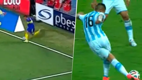 Como en Brasil 2014: Rojo despejó de rabona