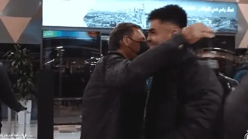 El encuentro entre Russo y el Pity Martínez.