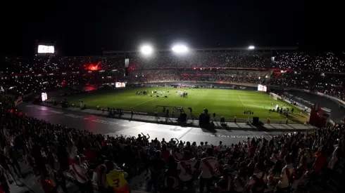 Los hinchas de River celebraron el tercer aniversario de la Libertadores que ganaron ante Boca.

