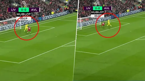 Dibu dejó en ridículo a Mané.