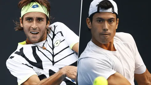 Tomás Etcheverry vs. Jason Kubler por el Australian Open (Foto: Getty Images).
