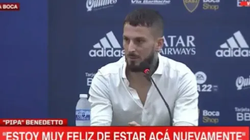 Presentaron oficialmente a Benedetto en Boca: "Quiero disfrutar"