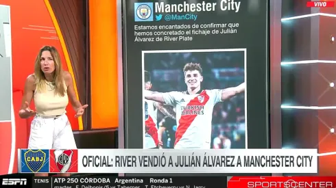 La emoción de Alina Moine por el pase de Julián Álvarez al City: "Me largo a llorar"