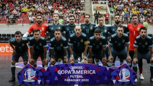 Argentina le ganó a Brasil en la Copa América de futsal y pasó a la final. (Twitter)
