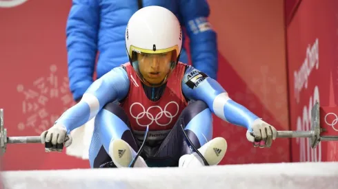 Verónica Ravenna compite en luge en los Juegos Olímpicos de Invierno de Beijing 2022
