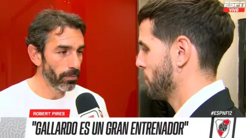 No es Julián: Robert Pires, encantado con un jugador del River de Gallardo