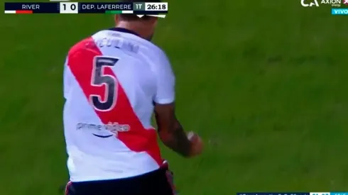 VIDEO | De cabeza, Zuculini abrió la cuenta para River ante Laferrere