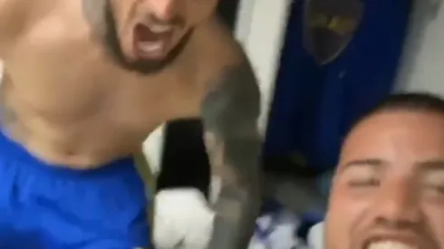 VIDEO | El festejo íntimo de Benedetto y Weigandt que volvió locos a los hinchas de Boca