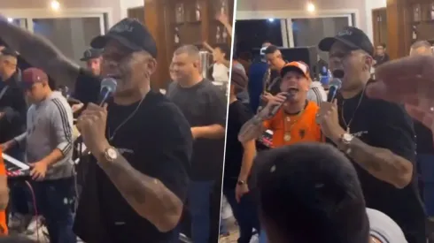 VIDEO | Marcos Rojo, de fiesta con tres juveniles de Boca y dos populares cantantes de cumbia