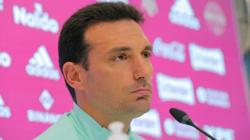 Lionel Scaloni "retó" a un periodista en plena conferencia de prensa