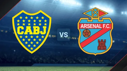 Boca vs. Arsenal por la Copa de la Liga.
