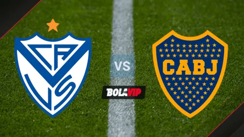 Vélez vs. Boca por la Copa de la Liga Profesional.
